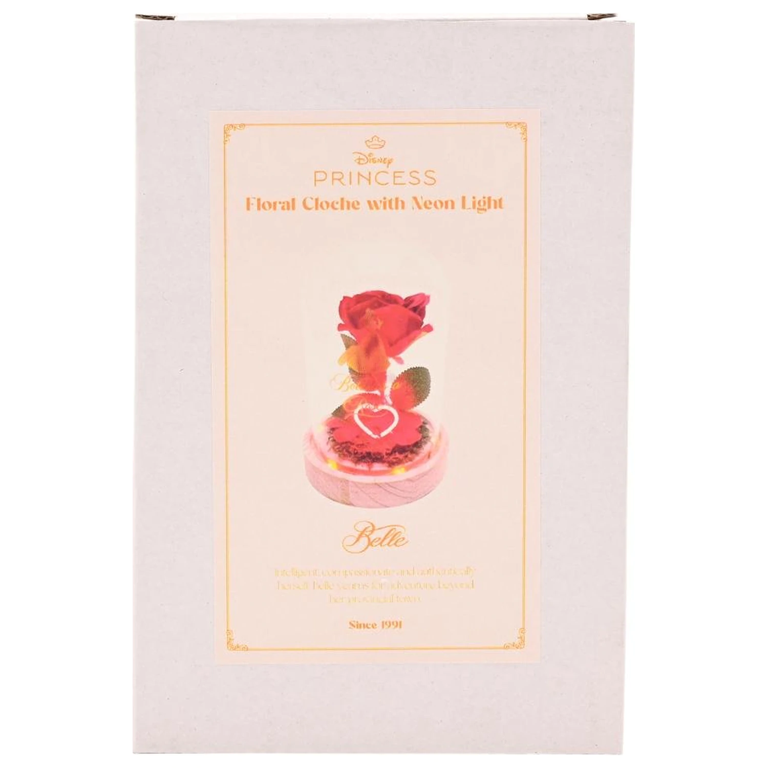 Disney Princess Belle Floral Cloche with a Neon Light product photo