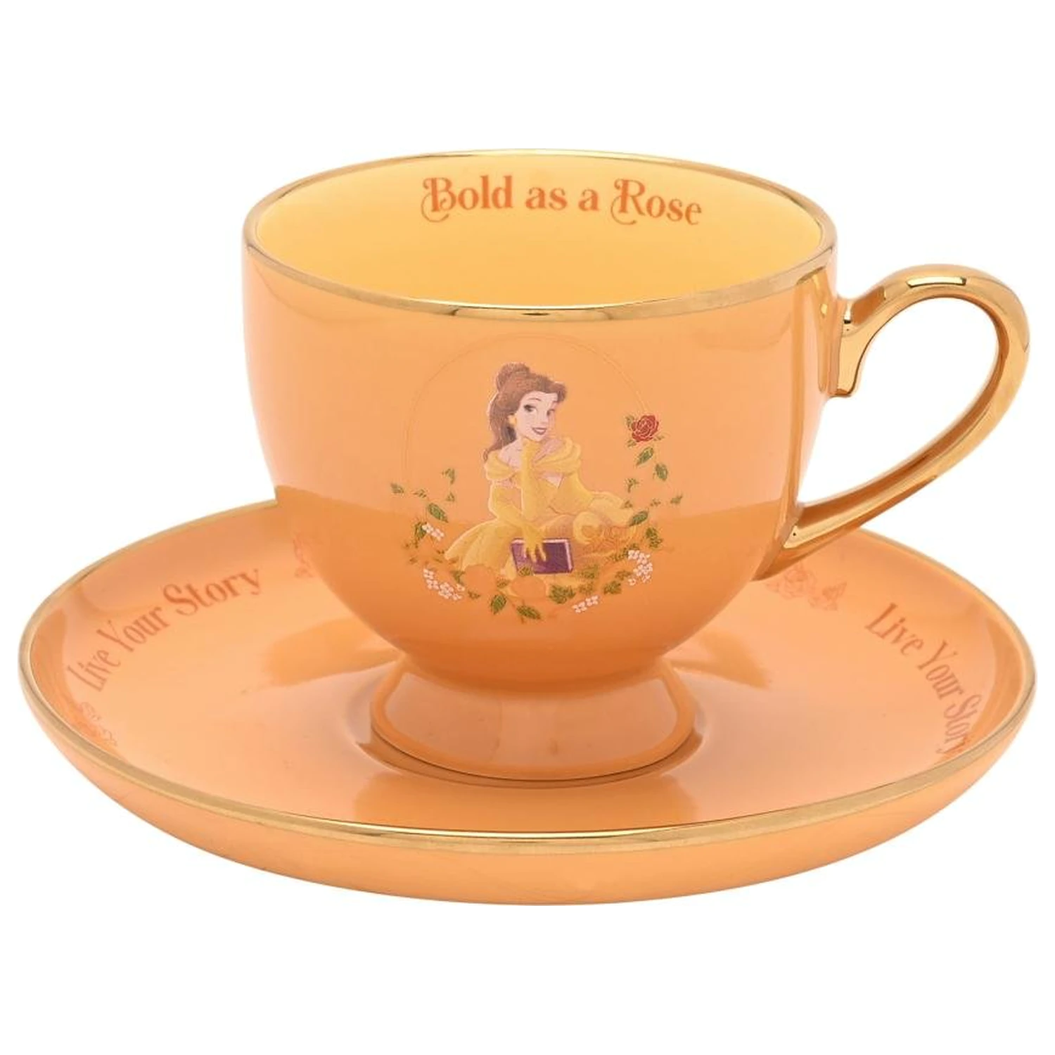 Disney Princess Belle Tea Cup + Saucer 207 ml product photo