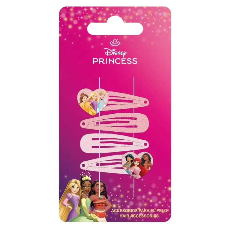 Disney Princess blister pack 4 hairpins product photo