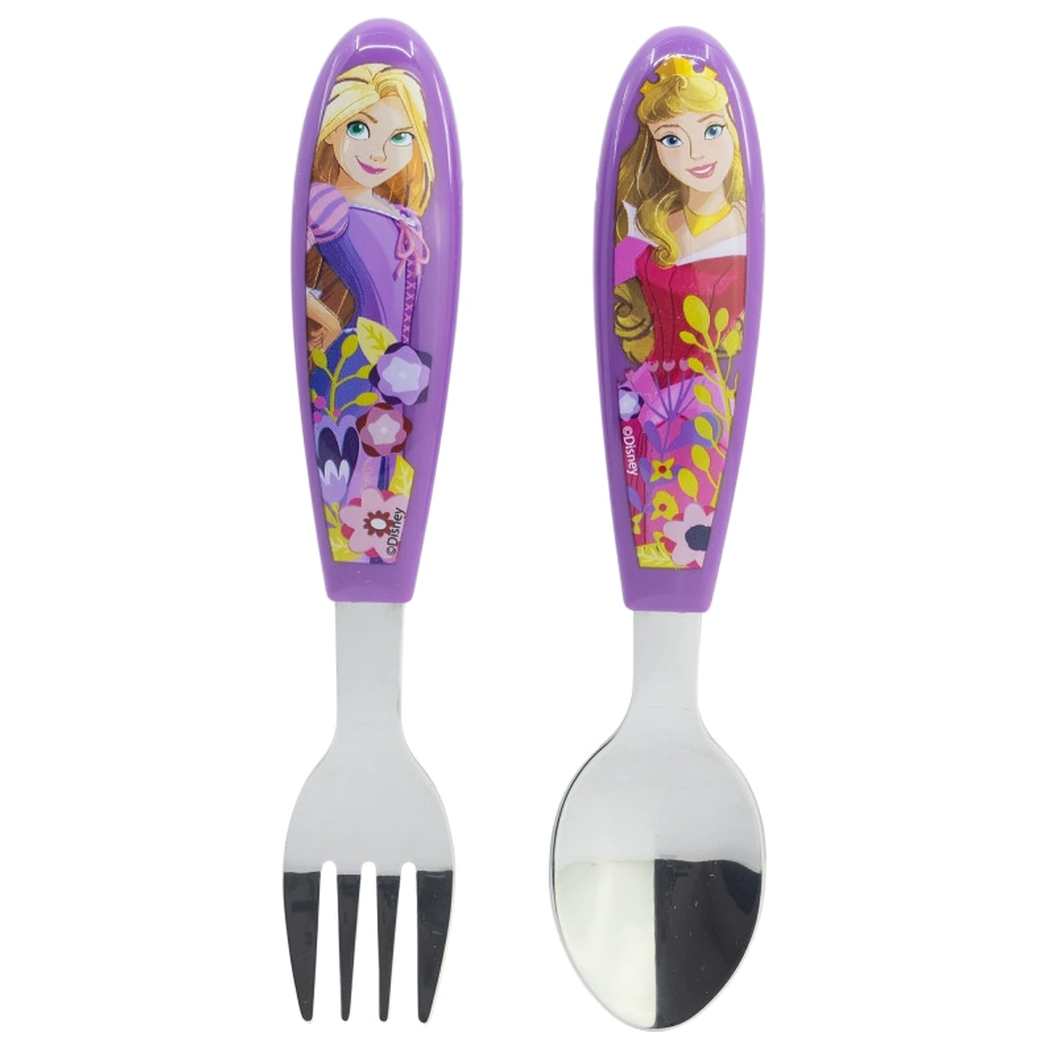 Disney Princess Courageous Heart Metal Ergo Cutlery Set - 2-piece product photo