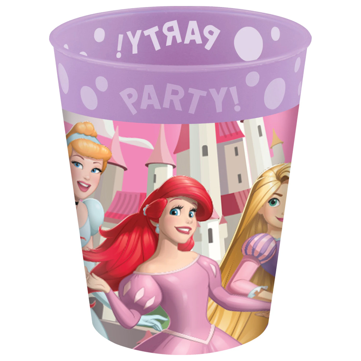 Disney Princesses Create Your World micro premium plastic cup set of 4 250 ml product photo
