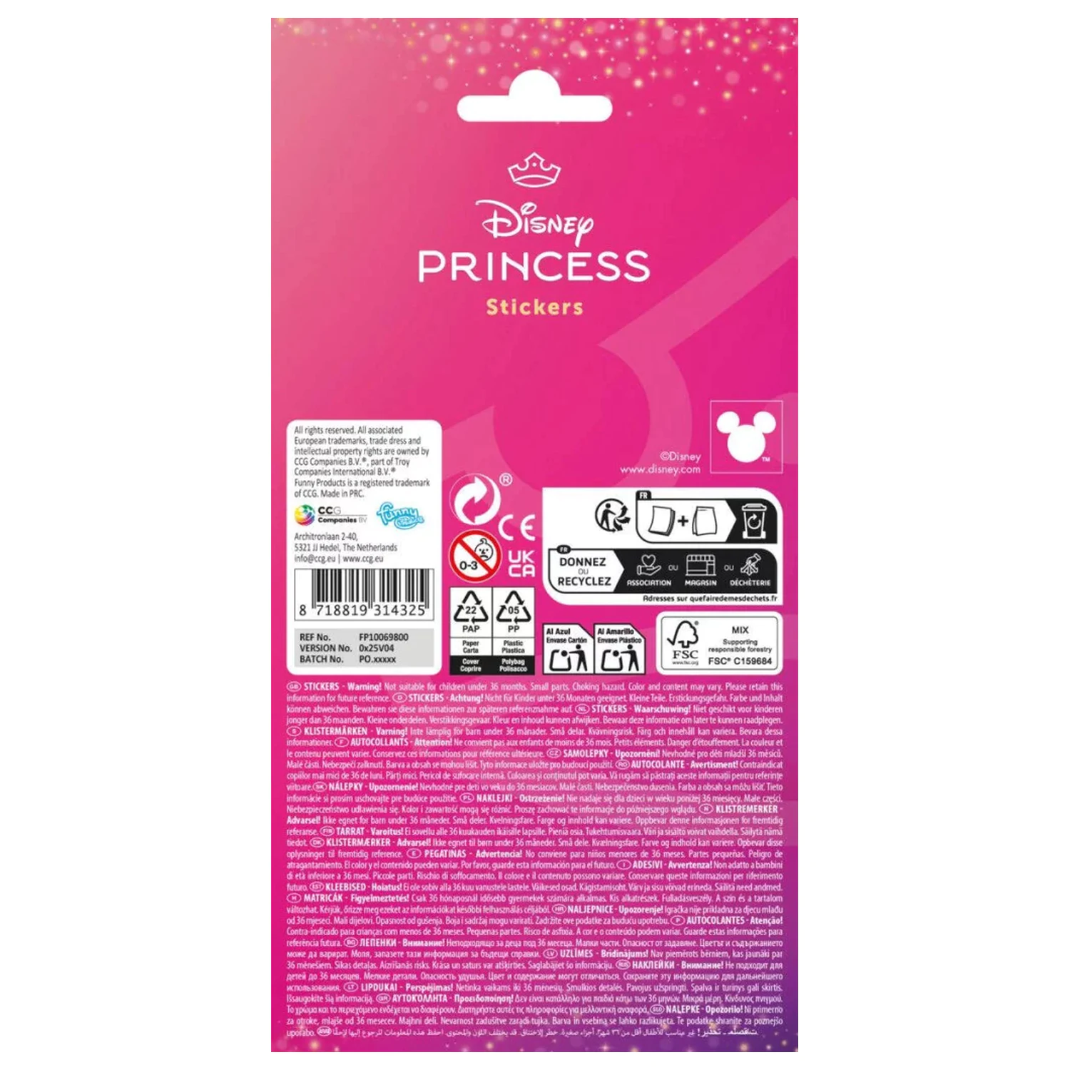 Disney Princess Cuties Sticker product photo