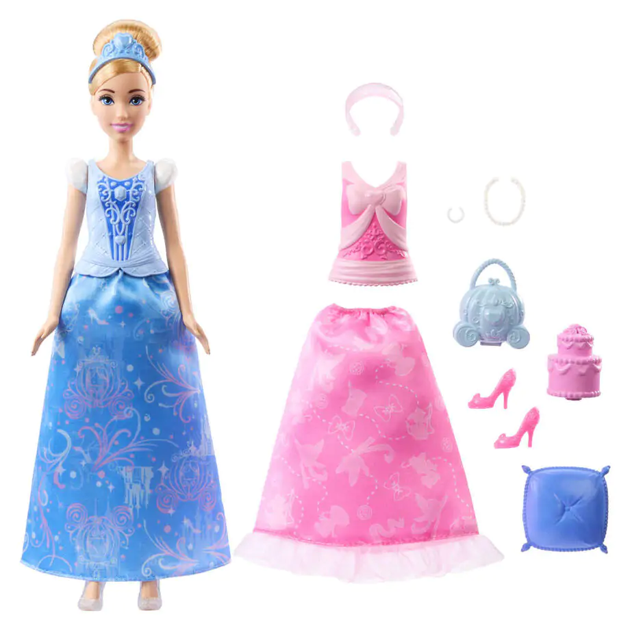 Disney Princess Cinderella 2 in 1 stories doll product photo