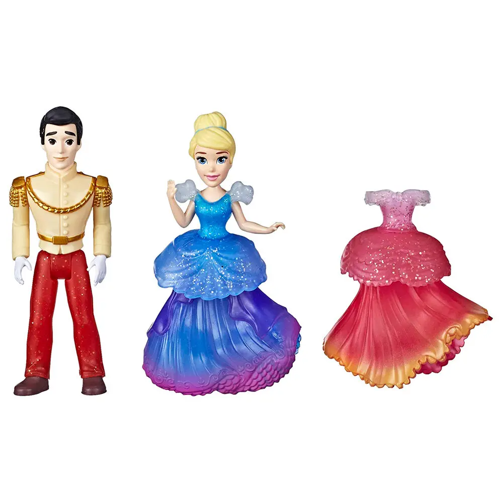 Disney Princess Cinderella Royal Clips set 2 figures 9cm product photo