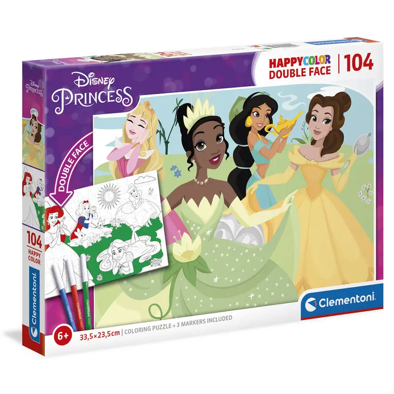 Disney Princess Happy Color puzzle 104pcs product photo