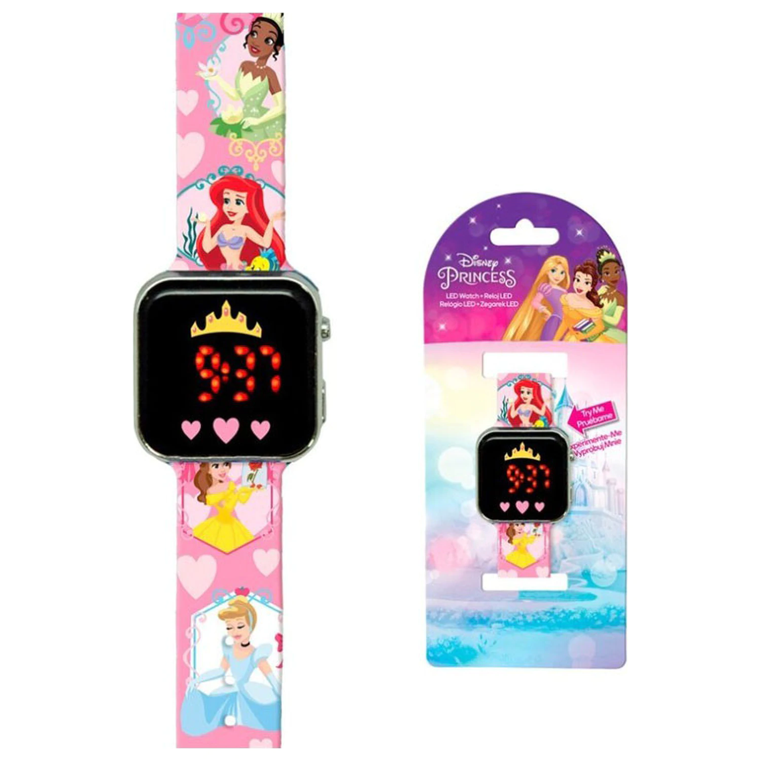 Disney Princess Heart Digital LED Wristwatch product photo