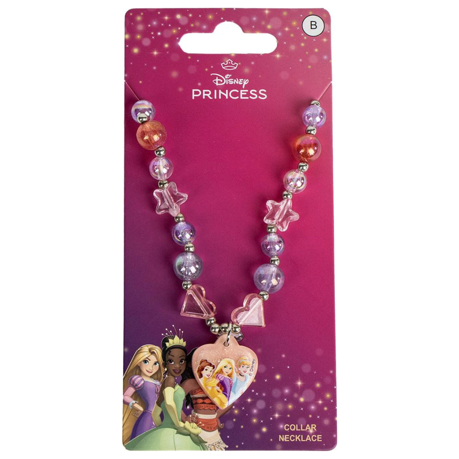 Disney Princess Heart Beaded Necklace product photo