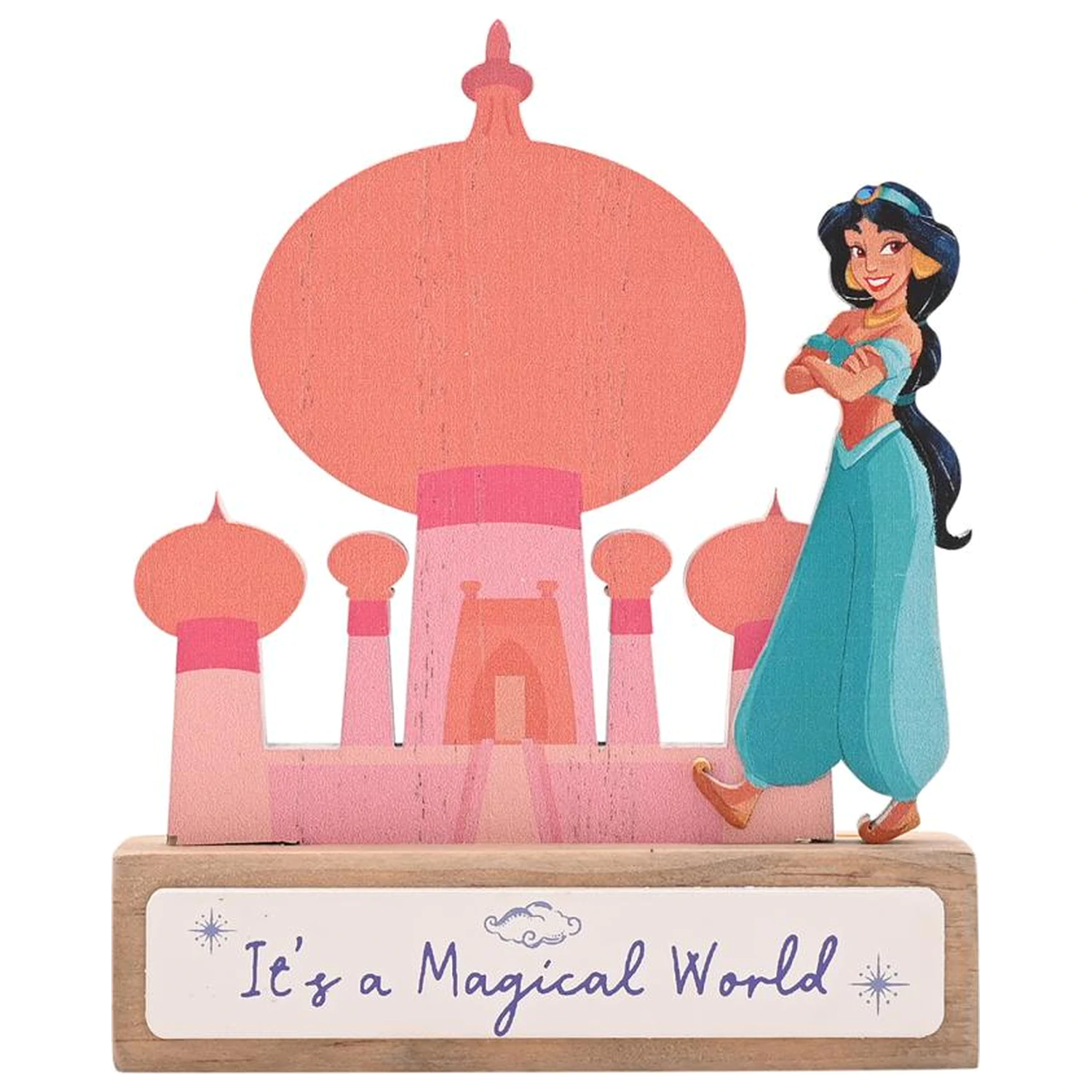 Disney Princess Jasmine Mini Castle Plaque product photo
