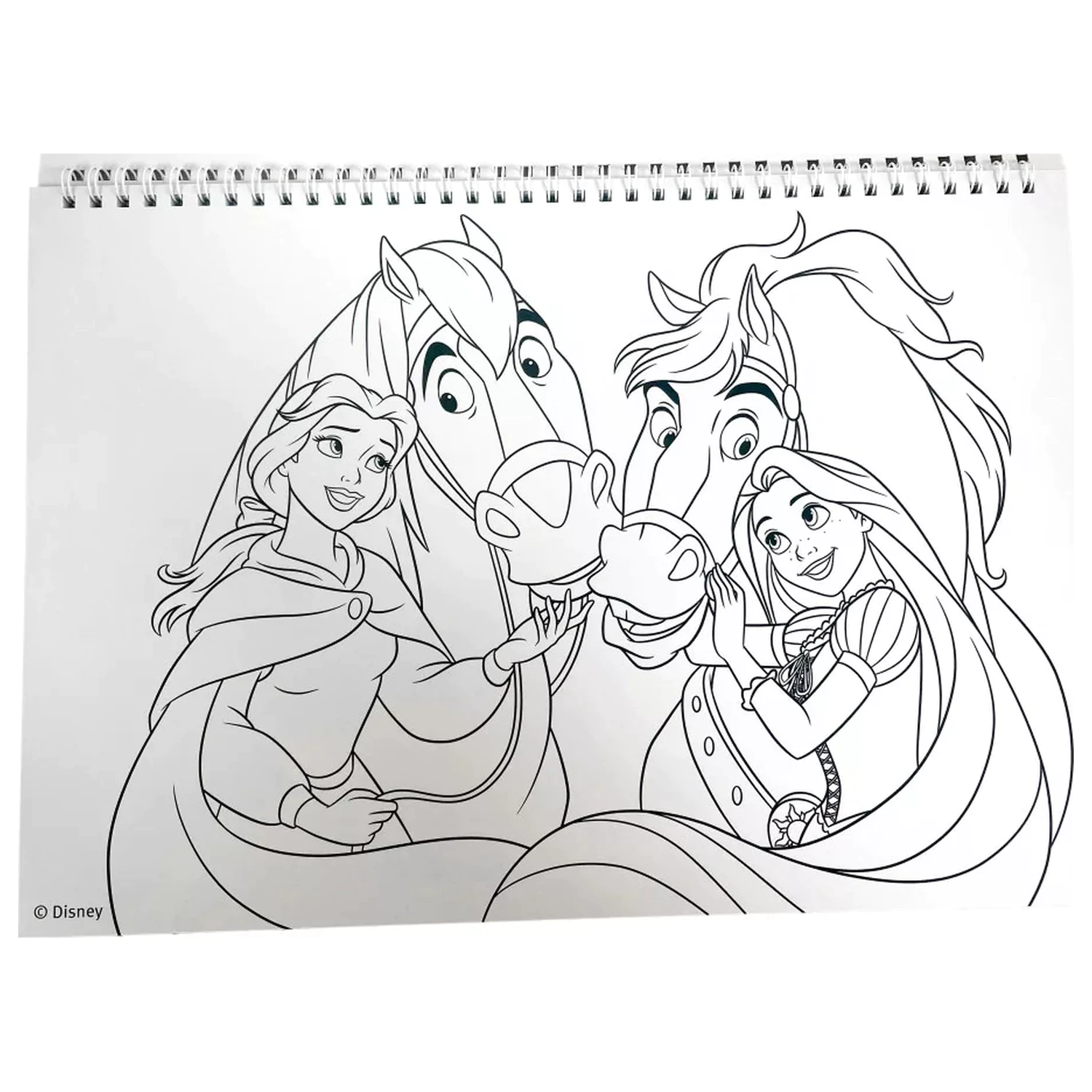 Disney Princesses Life A/4 spiral sketchpad 40 sheets with stickers product photo