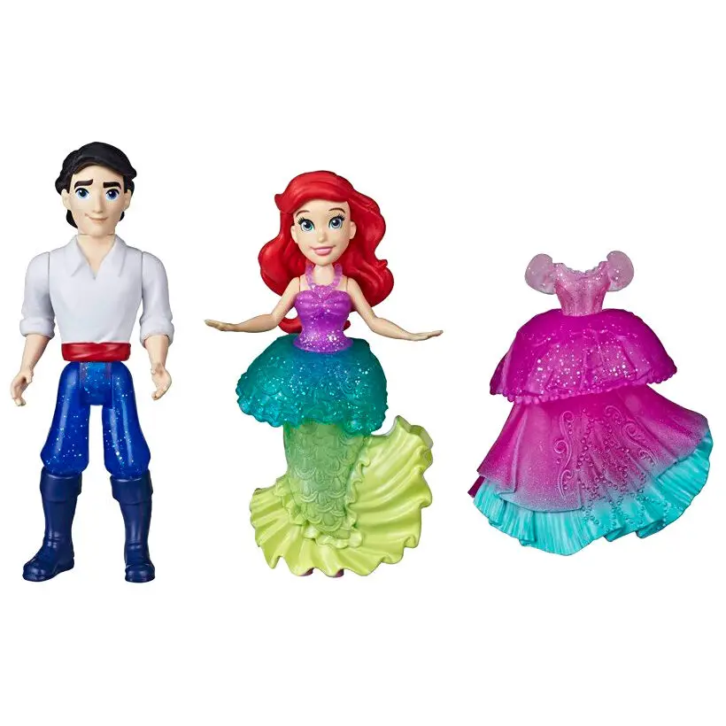 Disney Princess Little Mermaid Royal Clips set 2 figures 9cm product photo