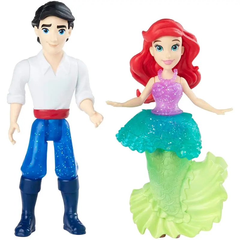 Disney Princess Little Mermaid Royal Clips set 2 figures 9cm product photo