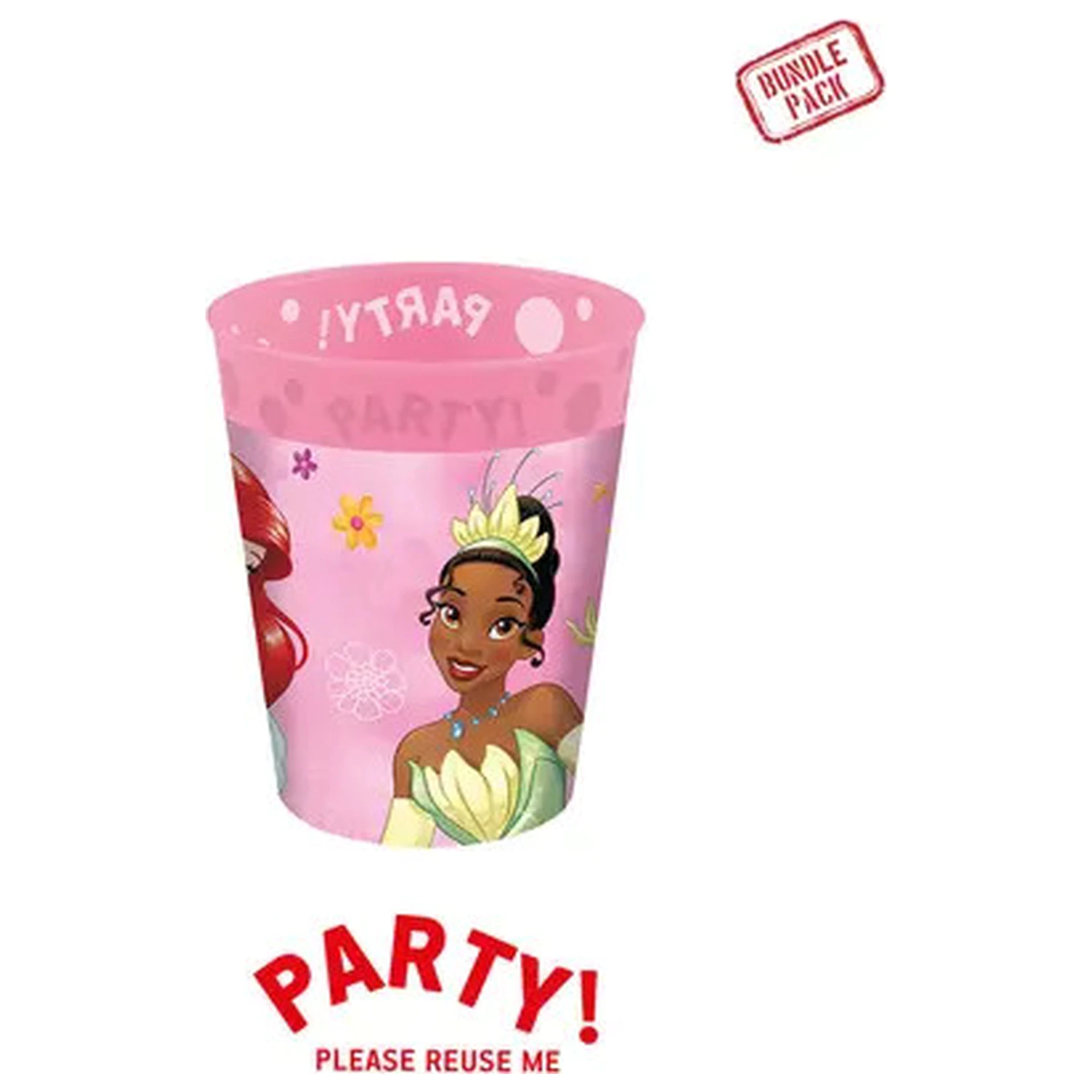 Disney Princesses Live Your Story Micro Premium Plastic Cup Set 4 pcs 250 ml product photo