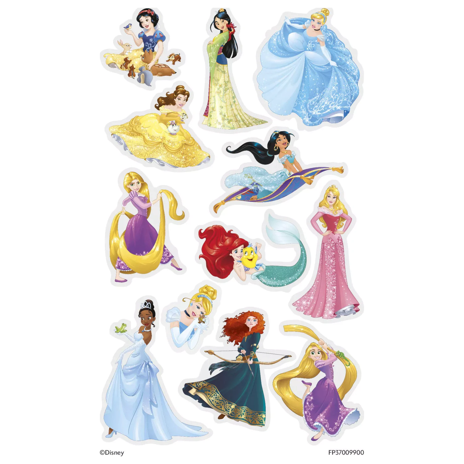 Disney Princesses Magic Tattoos 12-piece product photo