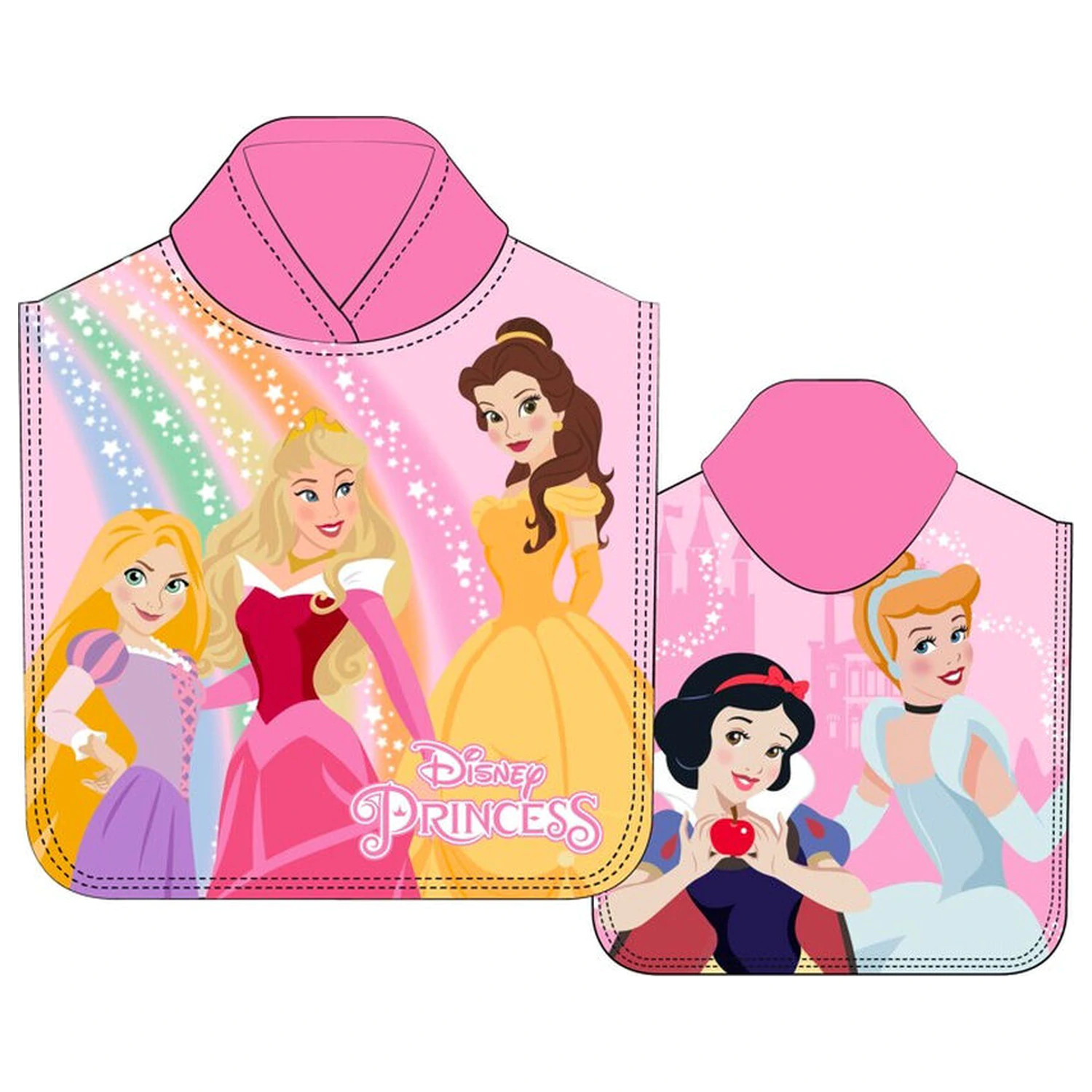 Disney Princess microfibre poncho towel product photo