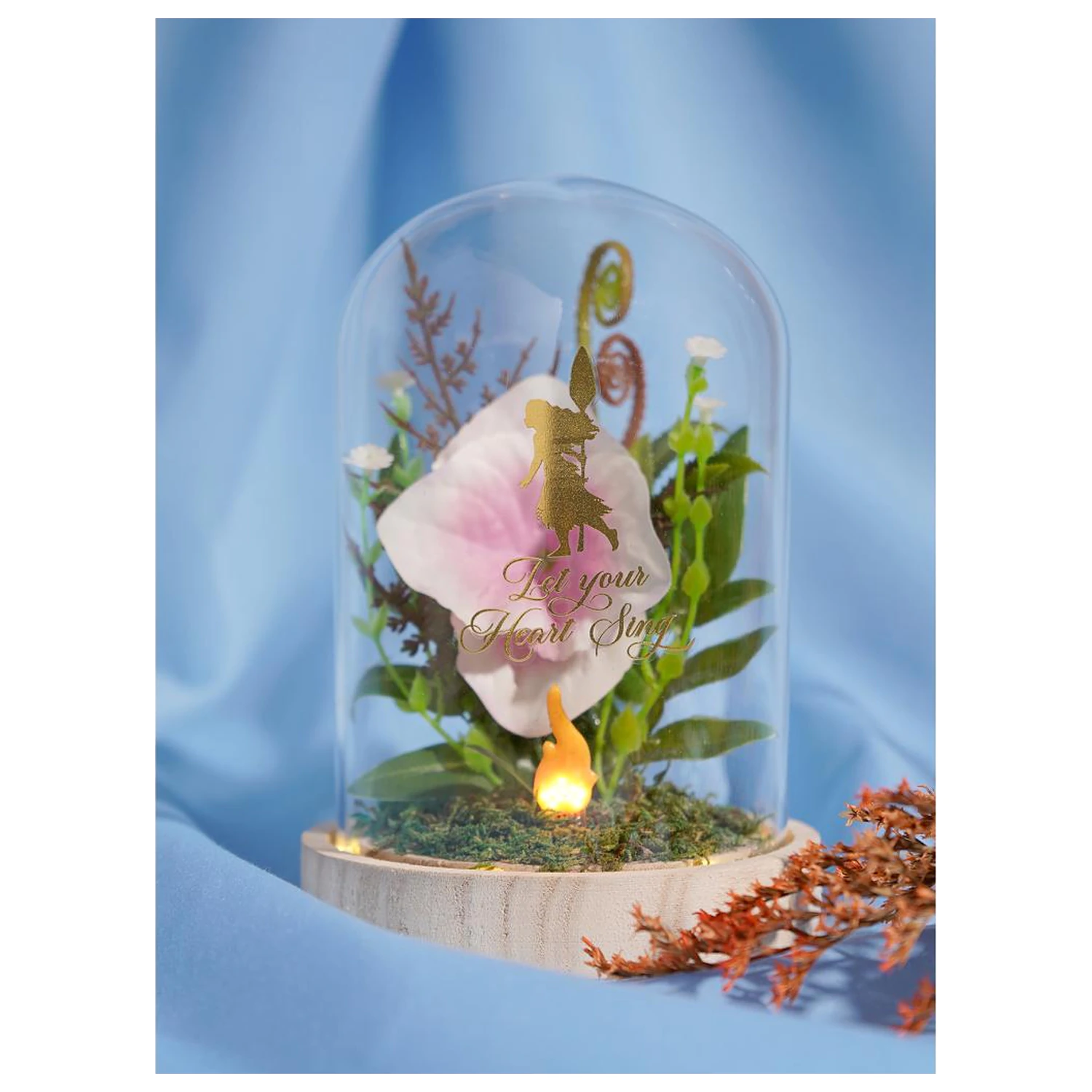 Disney Princess Moana Floral Cloche with a Neon Light product photo