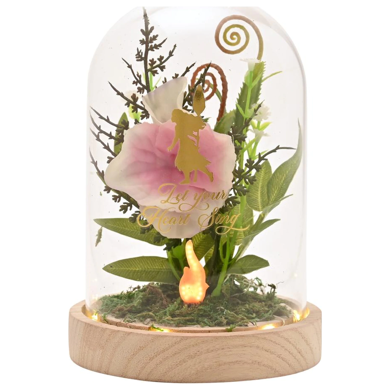 Disney Princess Moana Floral Cloche with a Neon Light product photo