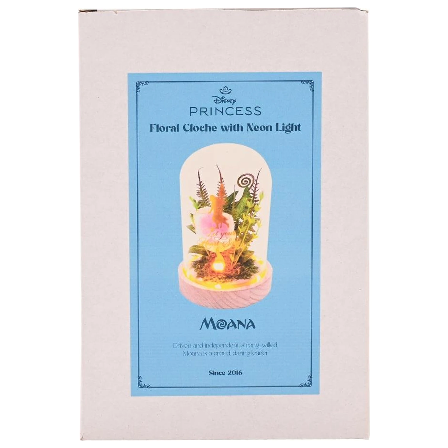 Disney Princess Moana Floral Cloche with a Neon Light product photo