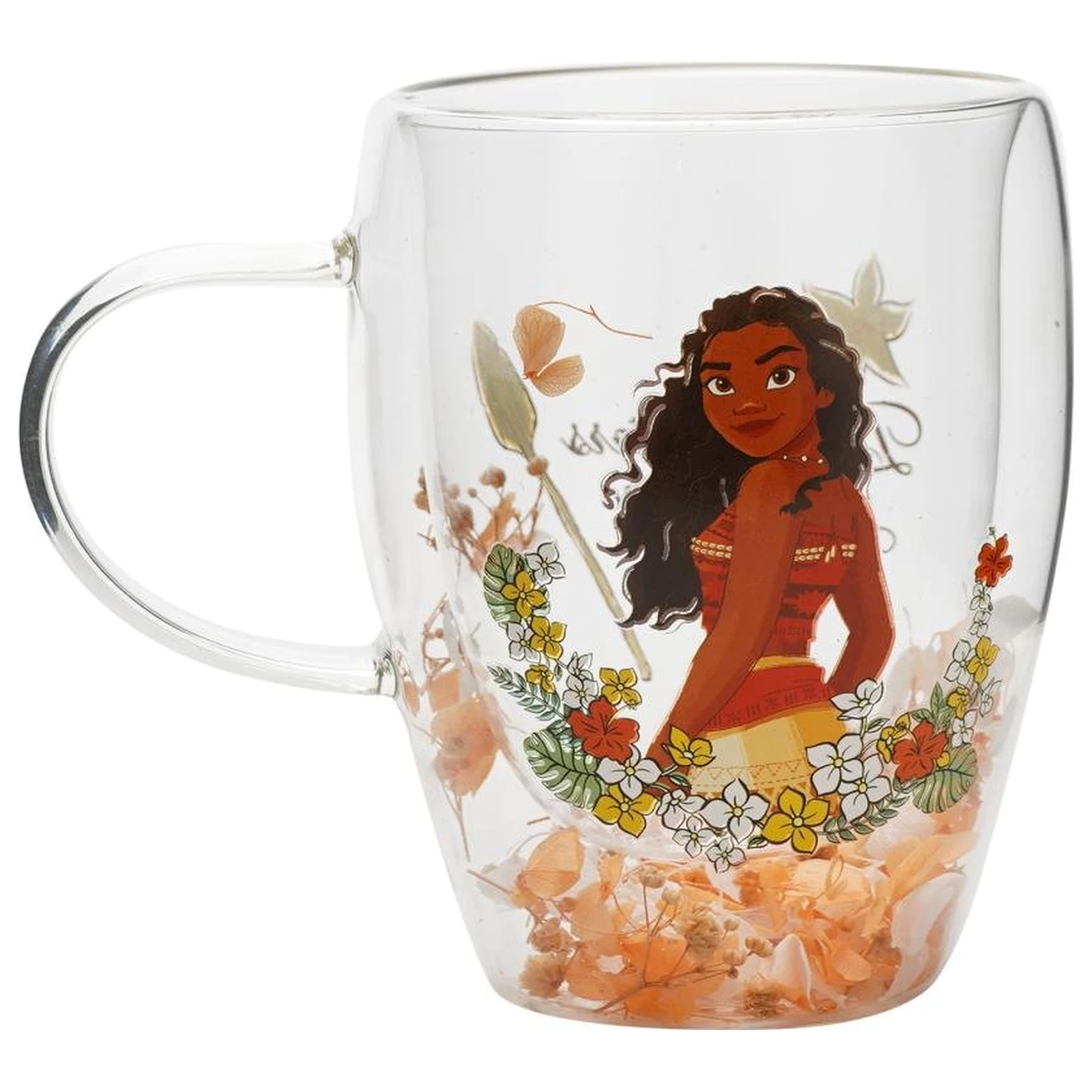 Disney Princess Moana Glass with Dried Flowers 300 ml product photo