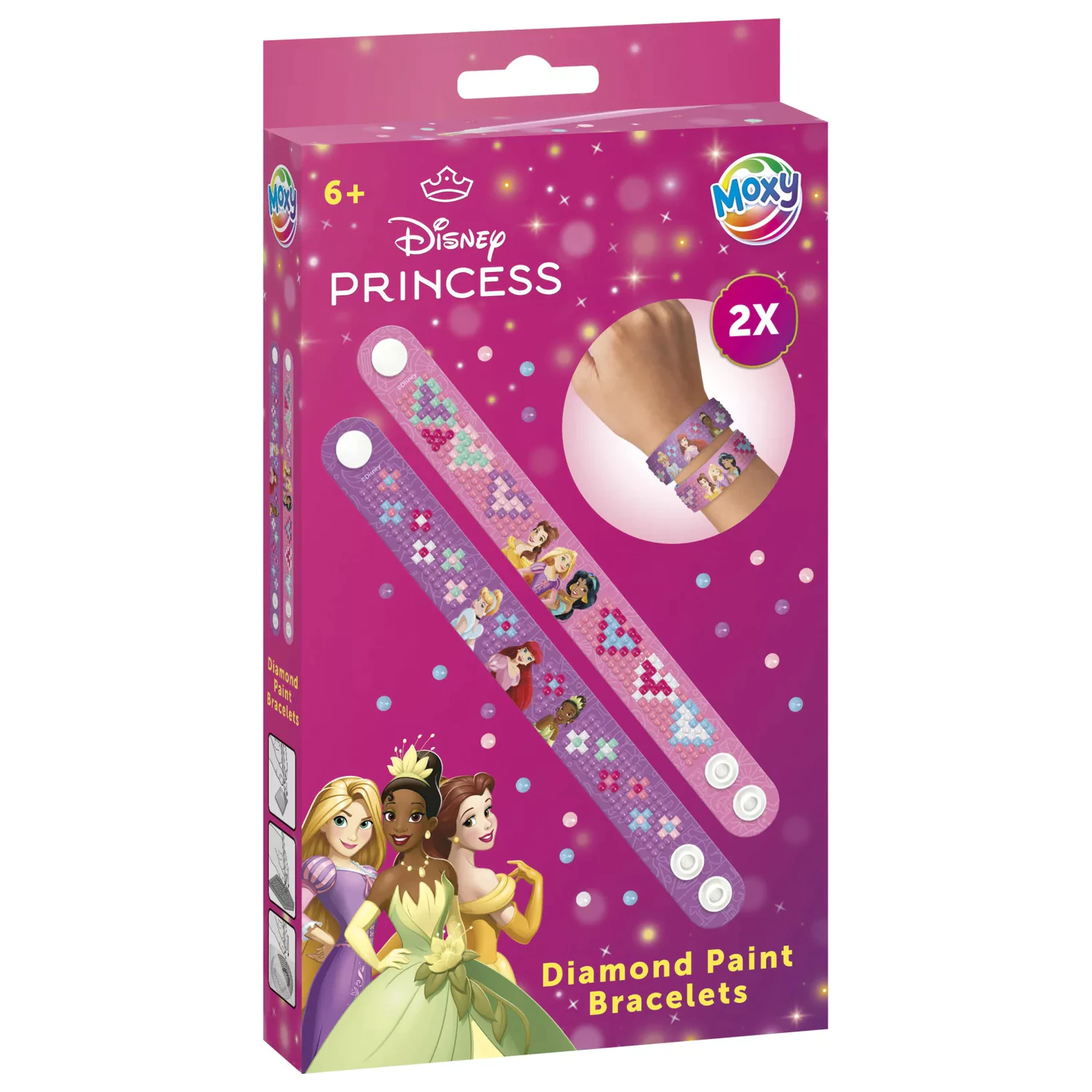 Disney Princess Moxy Diamond Dot Bracelet Set 2-piece product photo