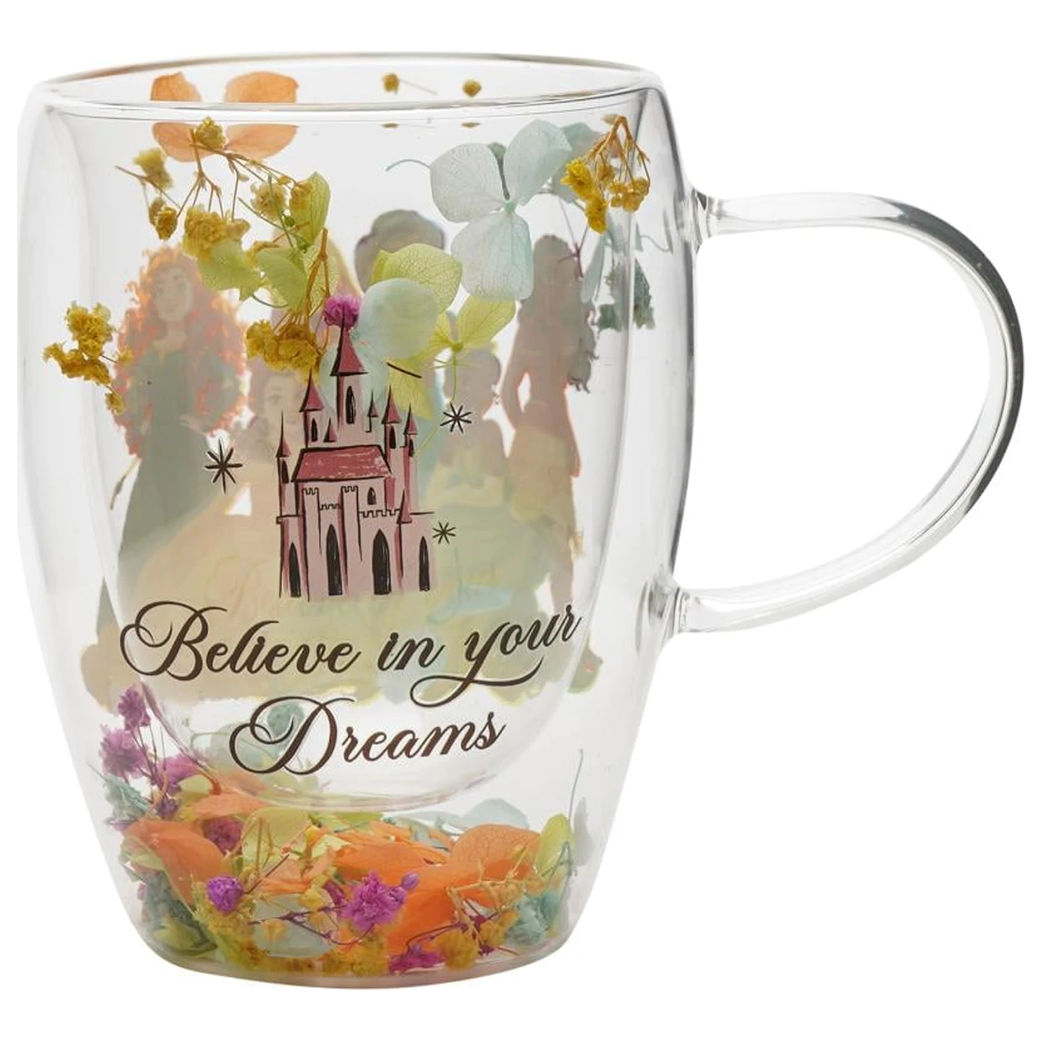 Disney Princess Princess Glass with Dried Flowers 300 ml product photo