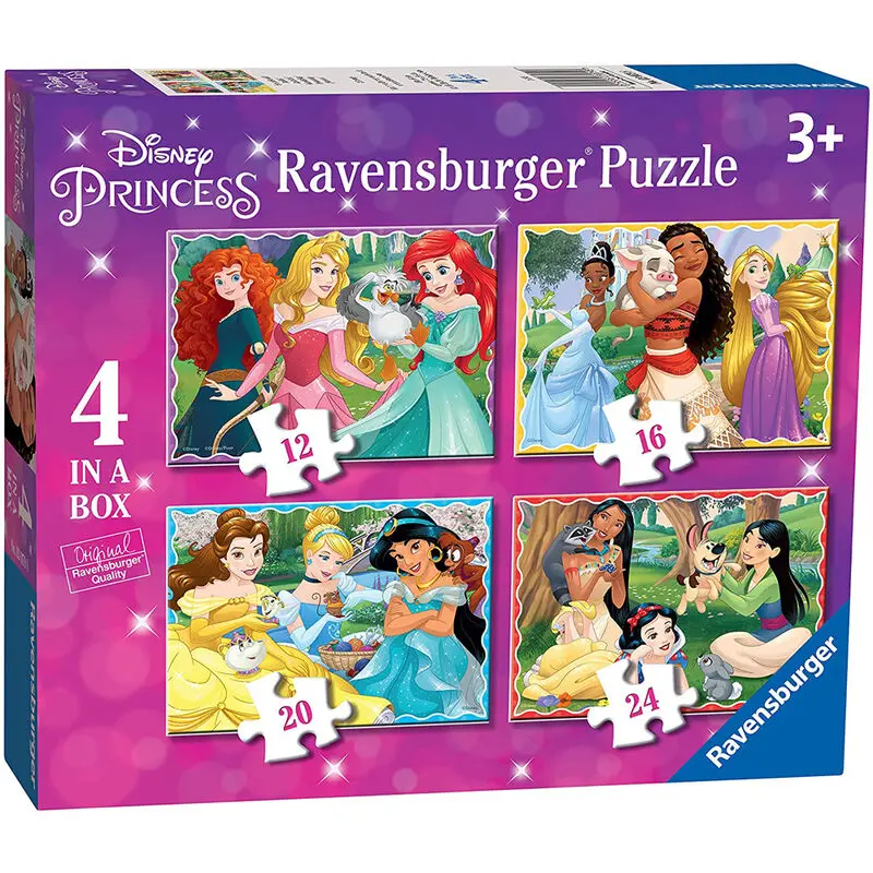 Disney Princess puzzle 12+16+20+24pcs product photo
