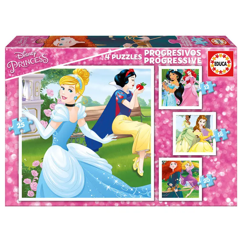 Disney Princess puzzle 12-16-20-25pcs product photo