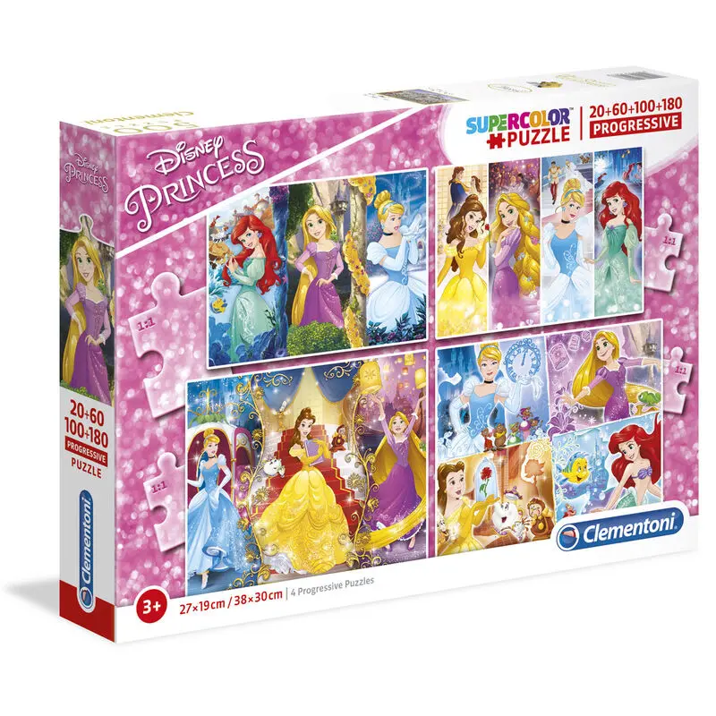 Disney Princess puzzle 20+60+100+180pcs product photo
