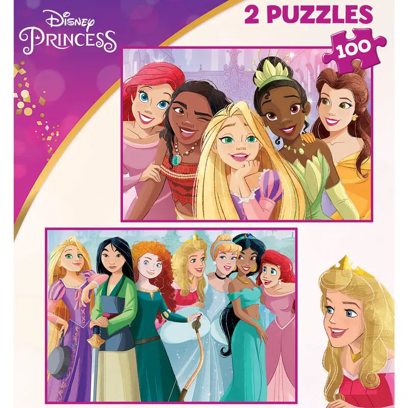 Disney Princesses puzzle 2x100cm product photo