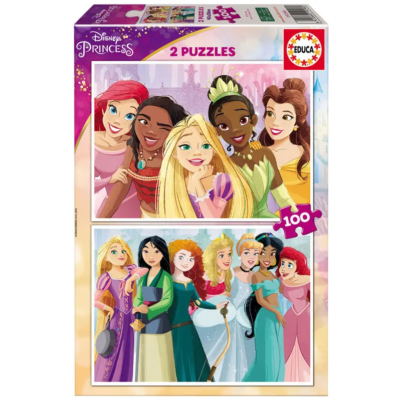 Disney Princesses puzzle 2x100cm product photo