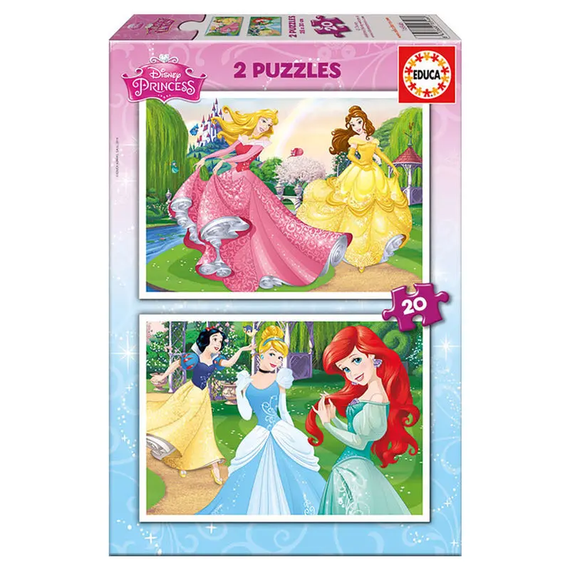 Disney Princess puzzle 2x20pcs termékfotó