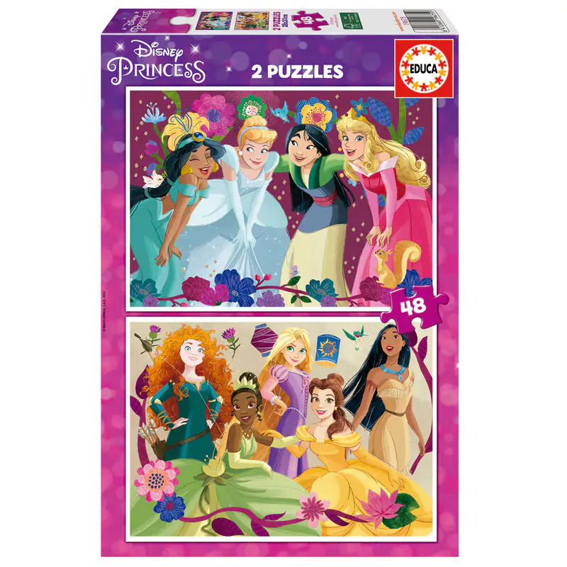 Disney Princess puzzle 2x48pcs product photo