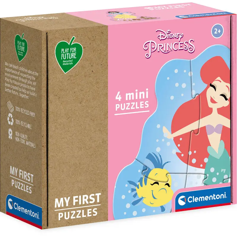 Disney Princess puzzle 3+6+9+12pcs product photo