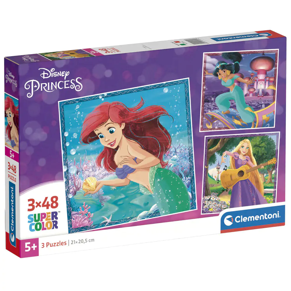 Disney Princess puzzle 3x48pcs termékfotó