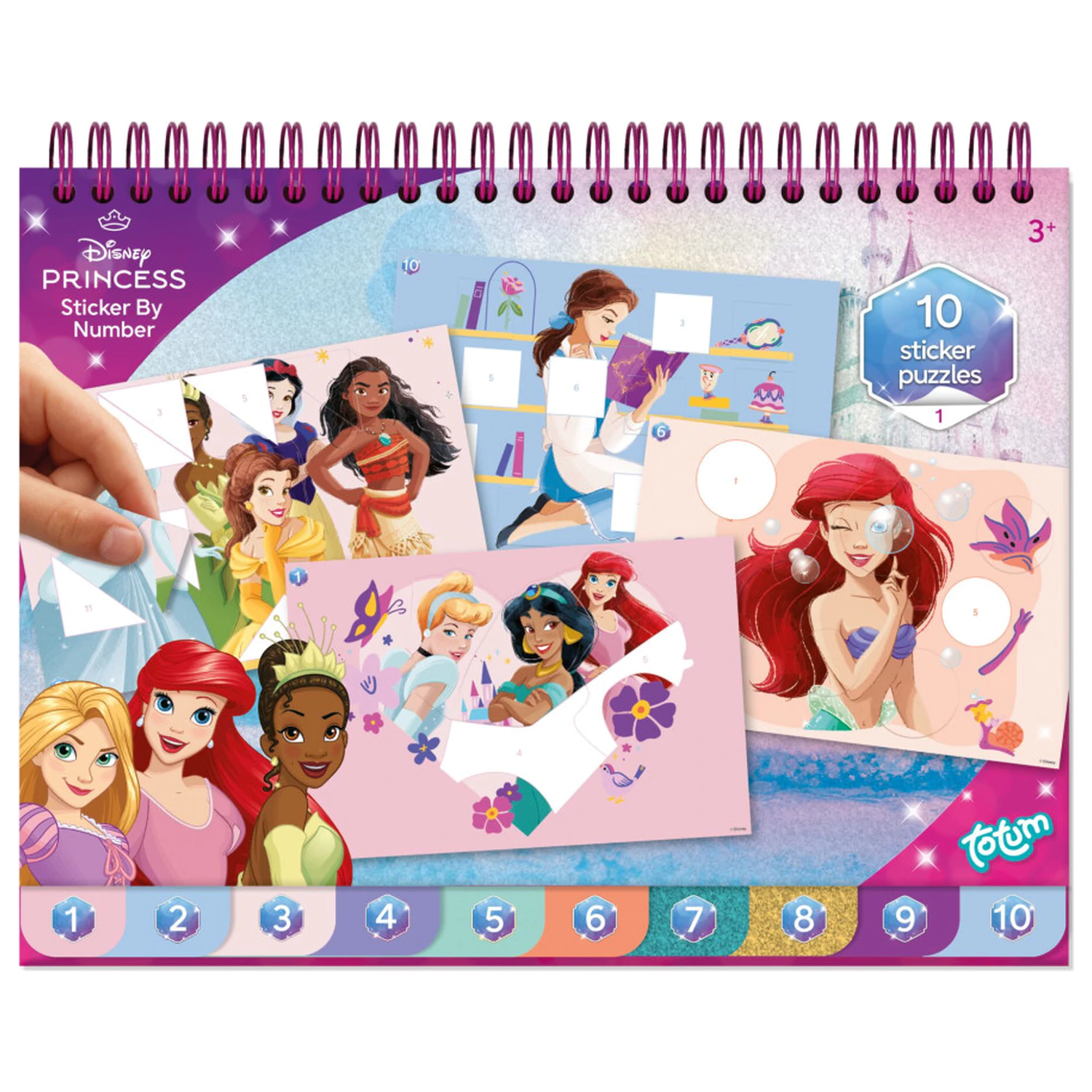 Disney Princess Story Puzzle Sticker and Coloring Set product photo