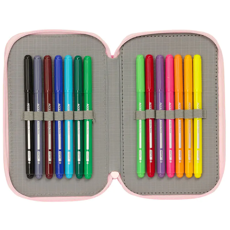 Disney Princess Summer Adventures double pencil case 28pcs product photo