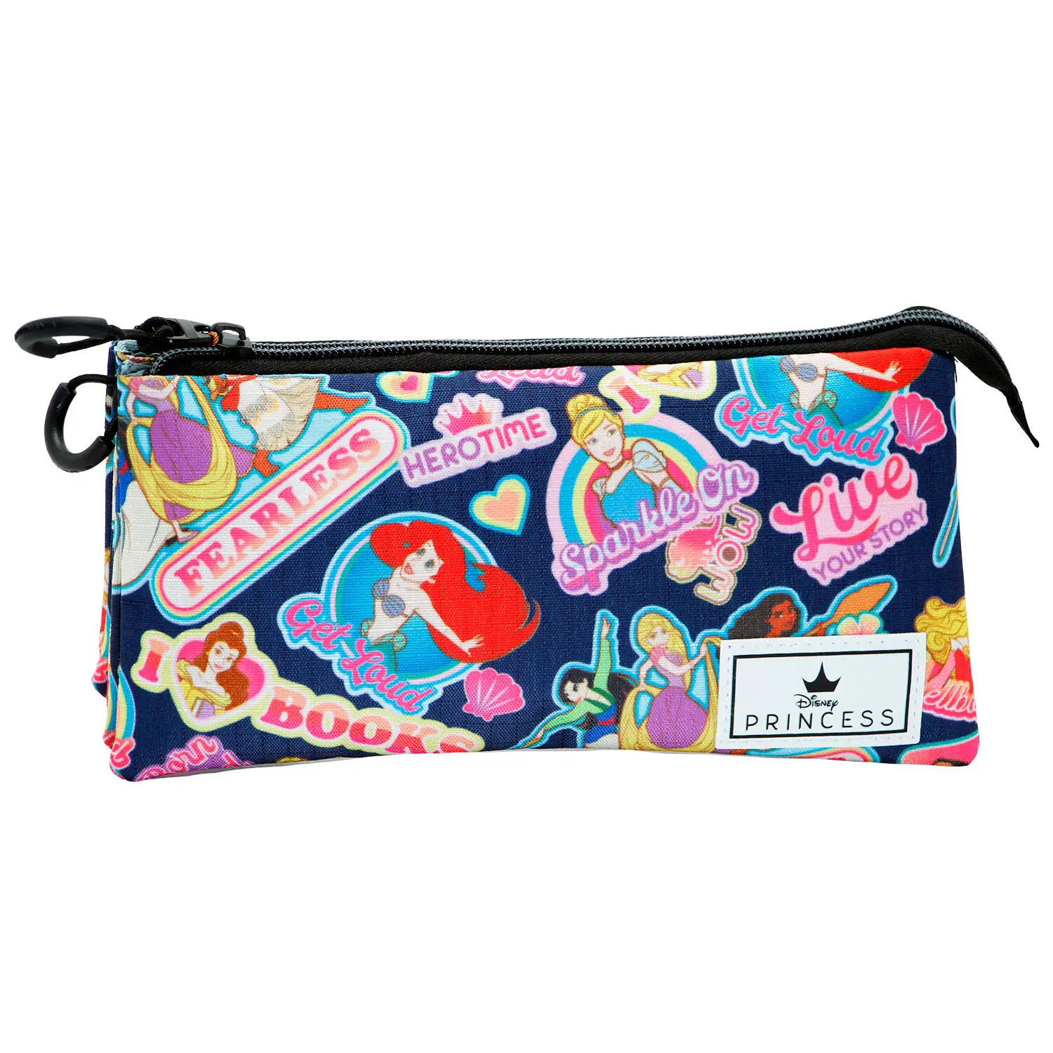 Disney Princess triple pencil case product photo