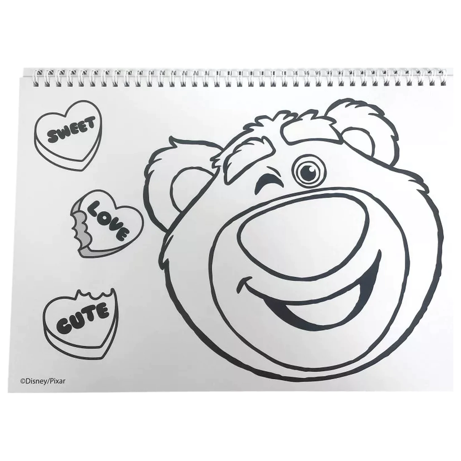 Disney Toy Story Lotso A4 Spiral Sketchbook 40 Sheets with Stickers product photo