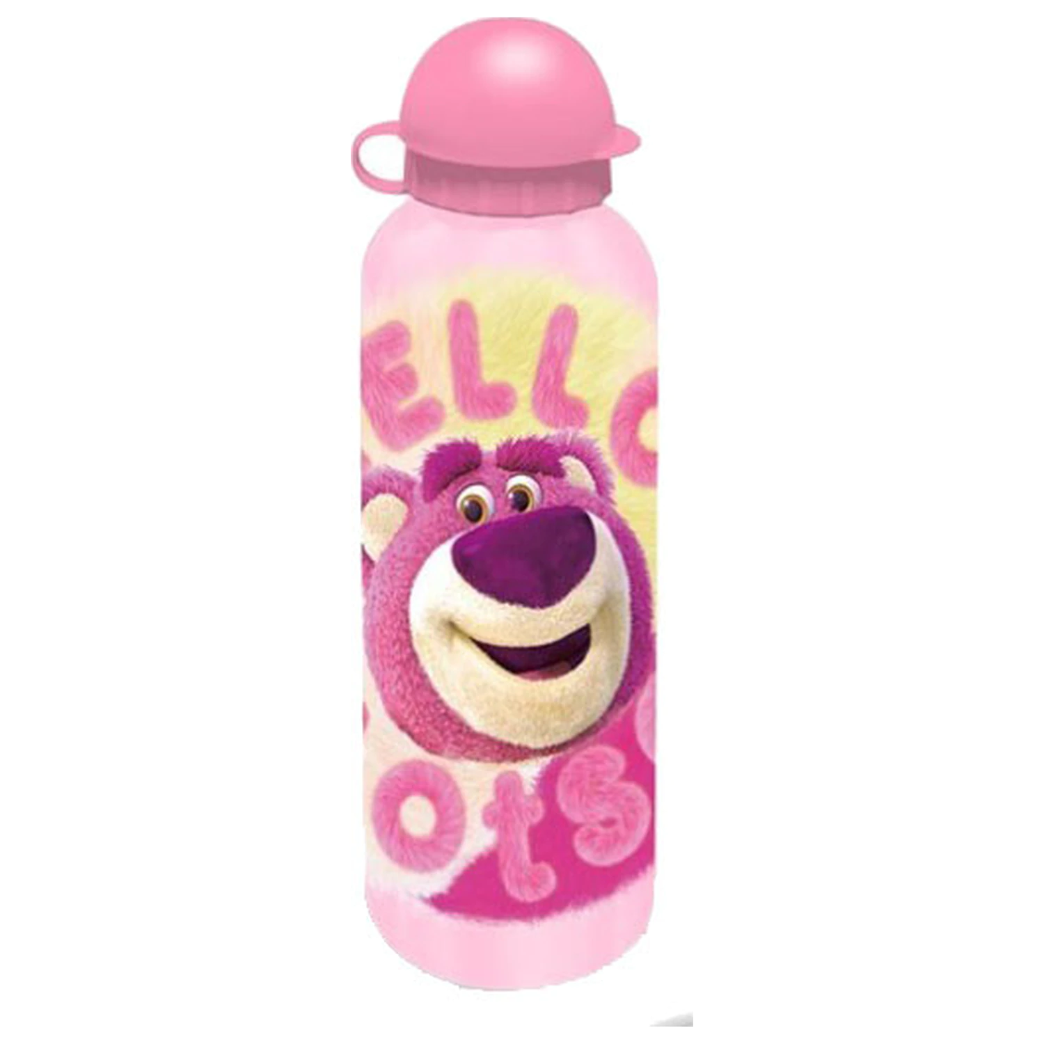 Disney Toy Story Lotso Hello Aluminum Water Bottle with Drinking Cap 500 ml product photo