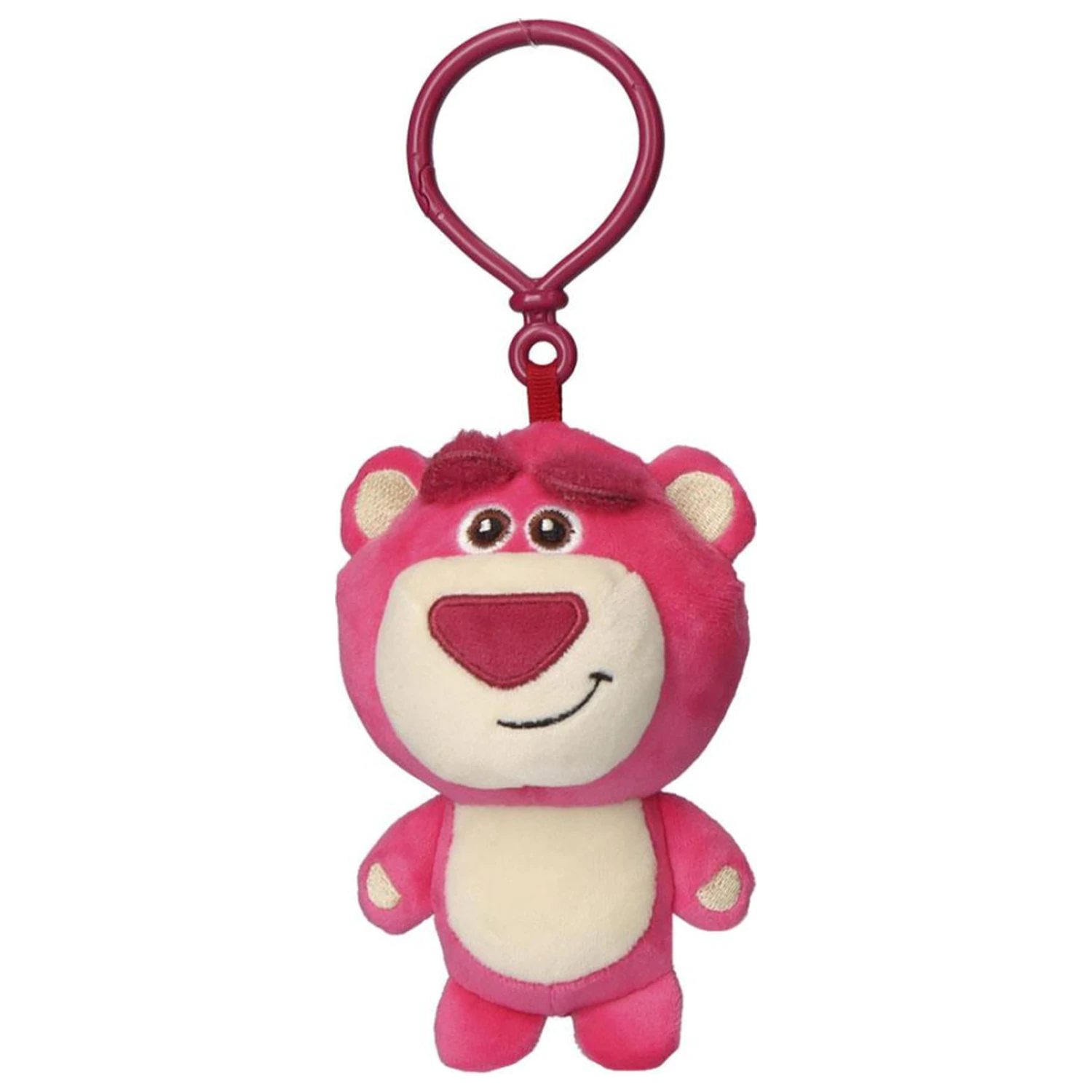 Disney Toy Story Lotso Pink 3D Plush Figure Keychain, Bag Charm 13 cm product photo