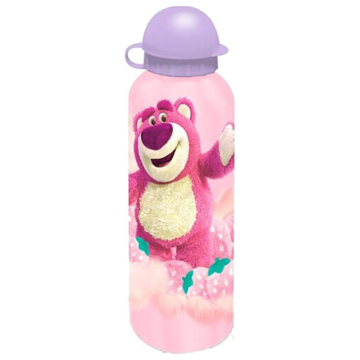 Disney Toy Story Lotso Strawberry aluminum water bottle with drinking cap 500 ml product photo