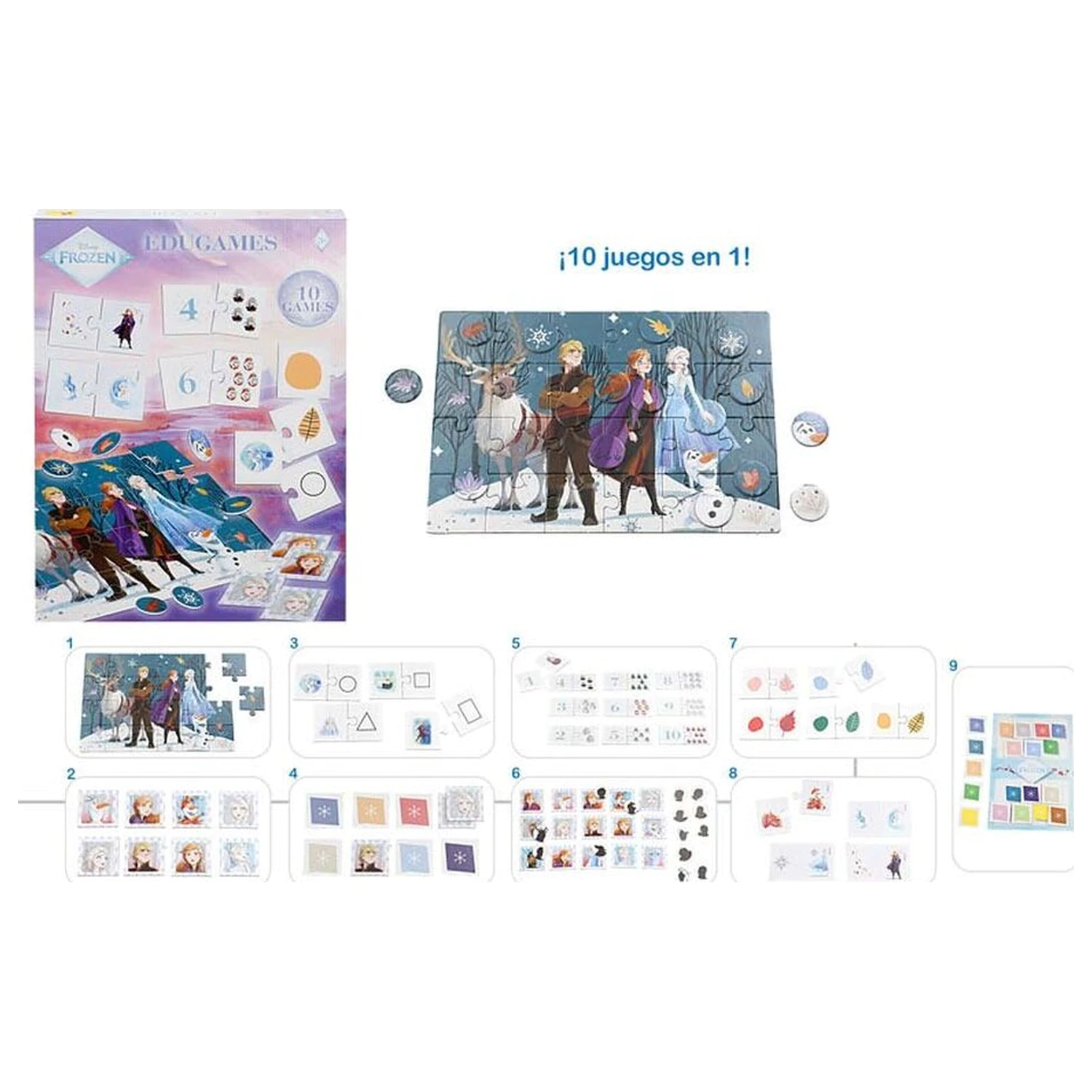 Disney Frozen 10 in 1 game product photo