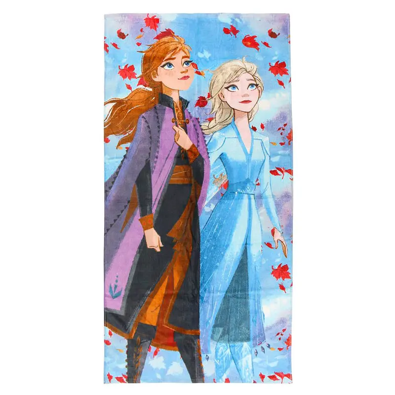 Disney Frozen 2 Anna and Elsa cotton towel product photo