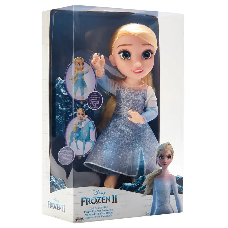 Disney Frozen 2 Dark Sea Elsa Doll 38cm product photo