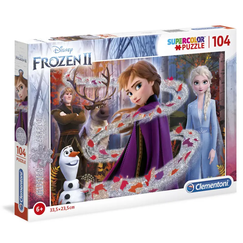 Disney Frozen 2 Glitter Effect puzzle 104pcs termékfotó