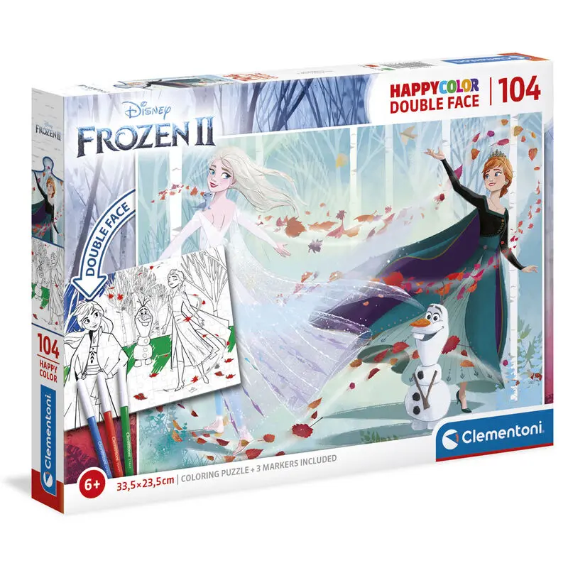 Disney Frozen 2 Happy Color puzzle 104pcs product photo