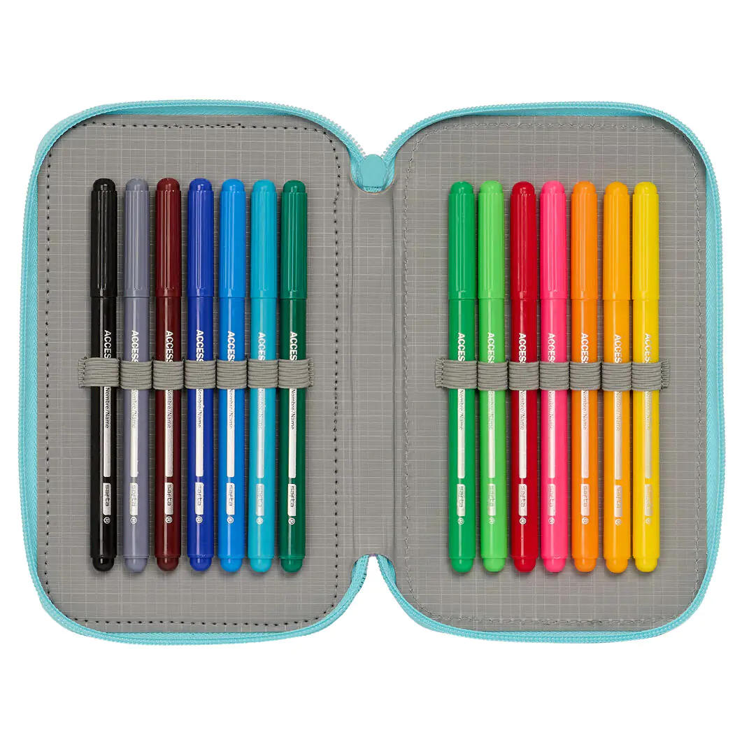 Disney Frozen 2 Hello Spring triple pencil case 36pcs product photo