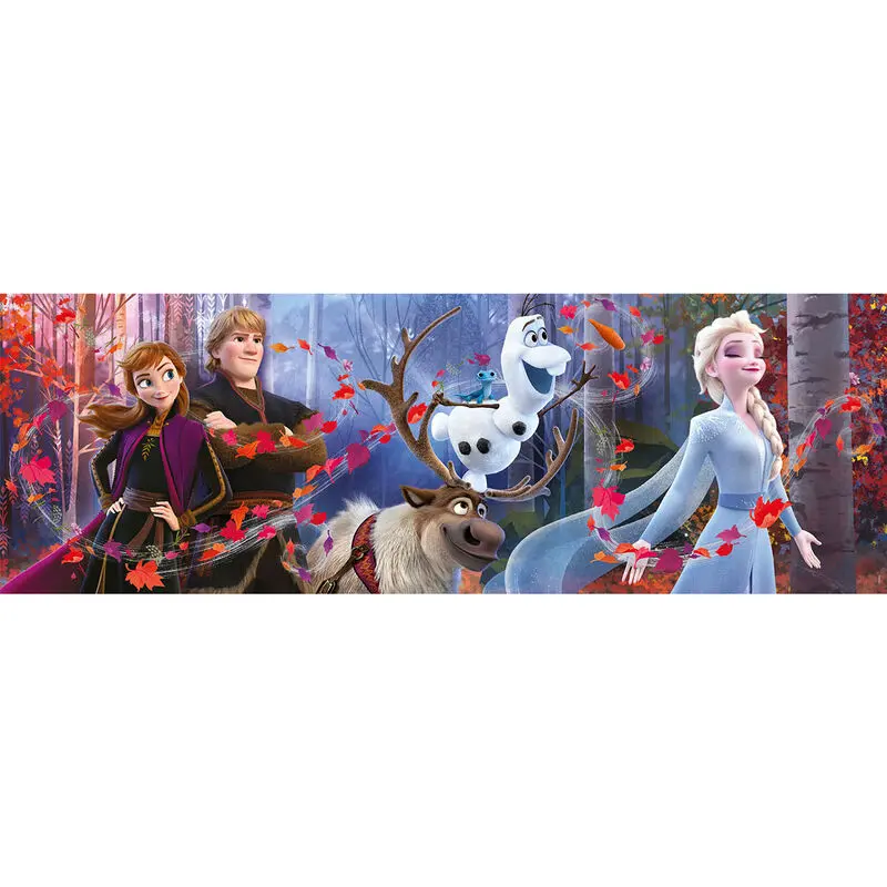Frozen II Panorama Jigsaw Puzzle Cast (1000 pieces) product photo