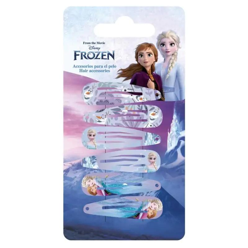 Disney Frozen blister pack 6 hairpins product photo