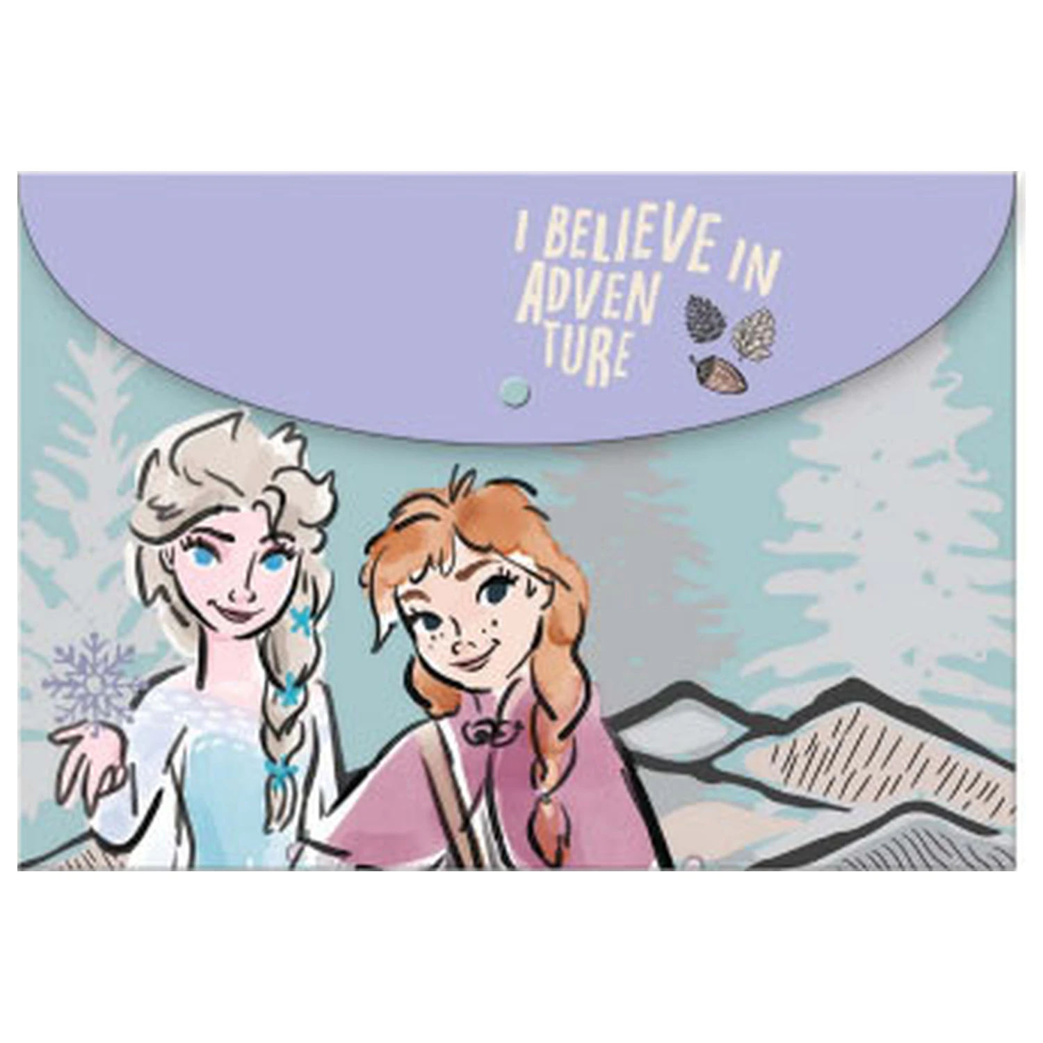 Disney Frozen Adventure A/4 Document Holder Pouch product photo