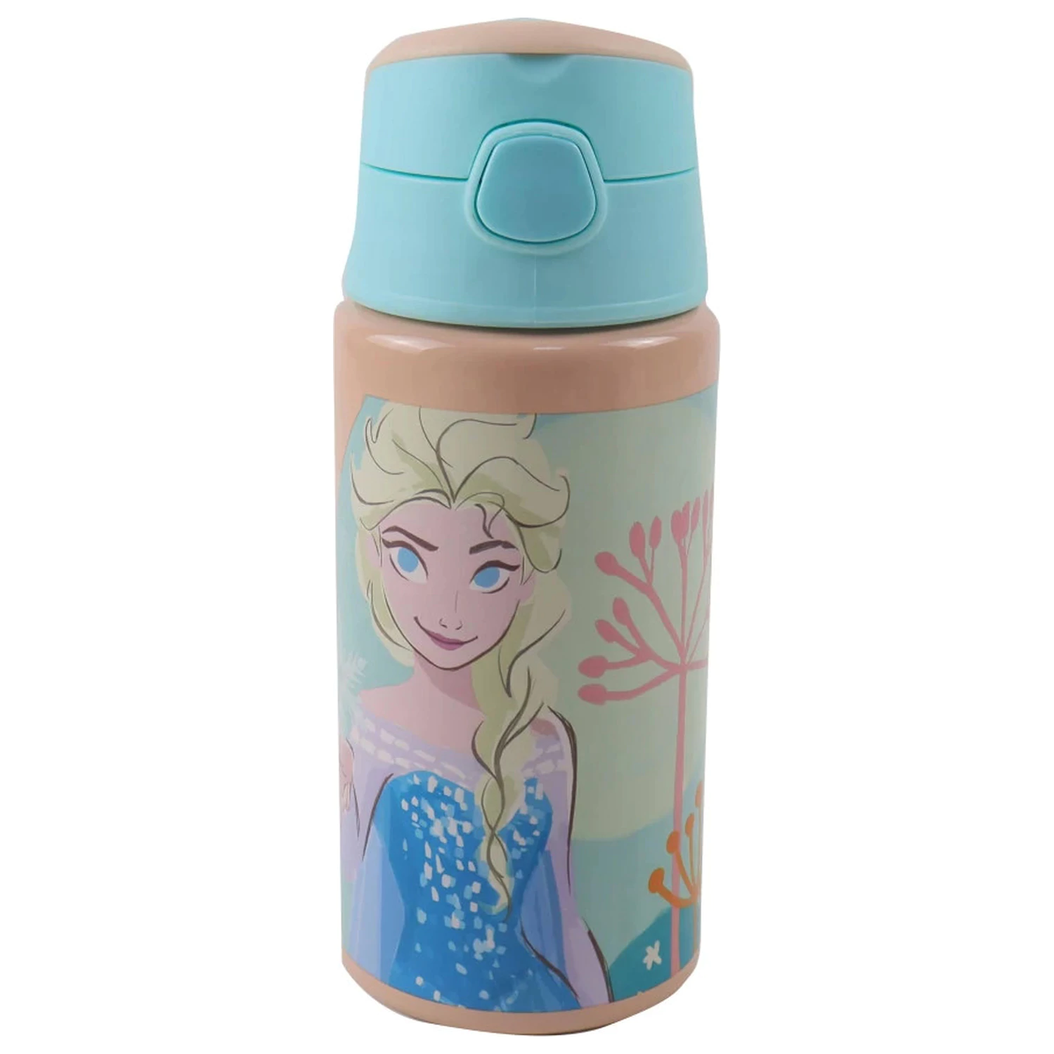 Disney Frozen Adventure Aluminum Straw Bottle with Hook 500 ml product photo